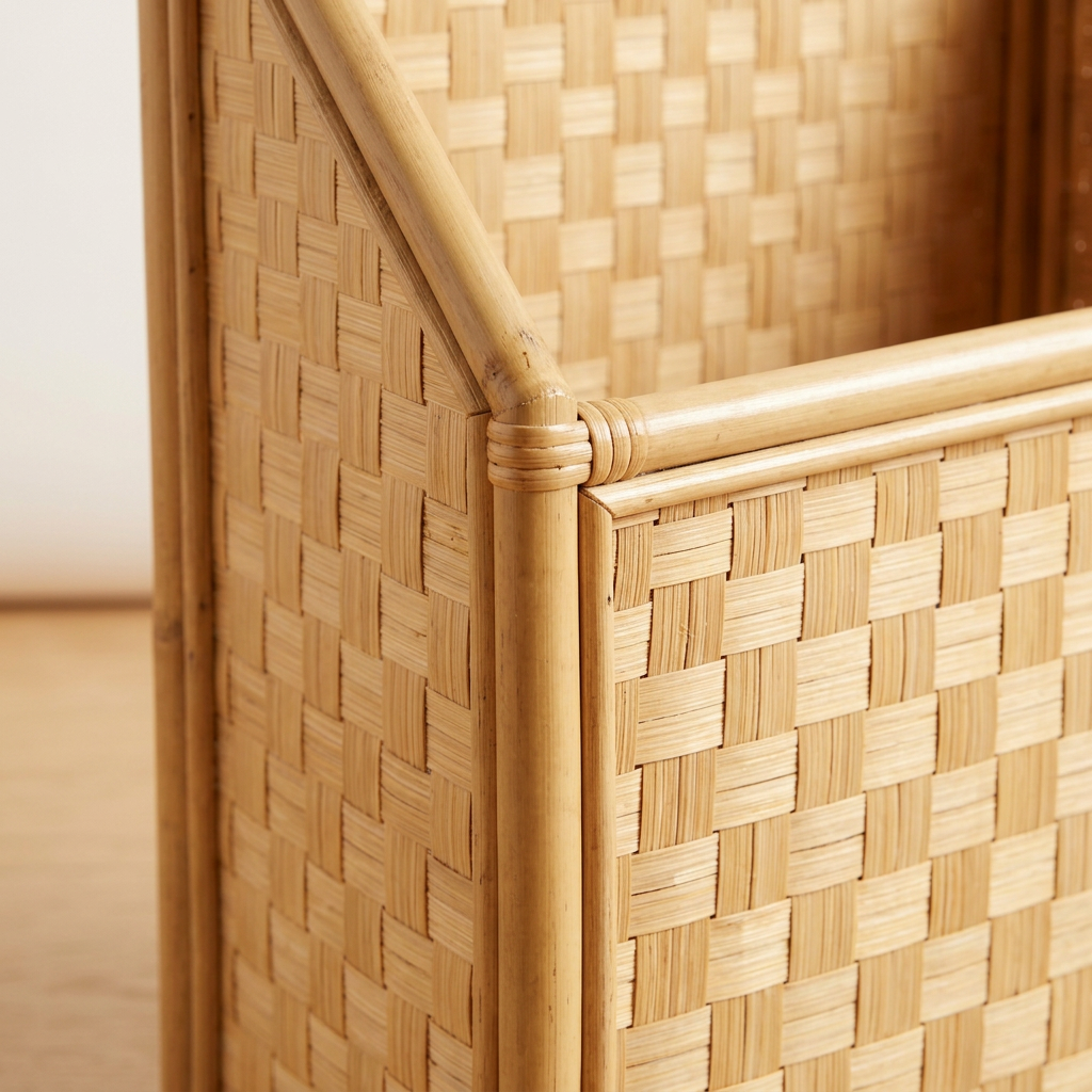 Bamboo Magazine & Mail Rack | Eco-Friendly Wooden Floor or Wall File Holder for Living Room | Sustainable Home Storage